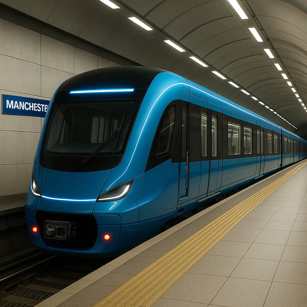 new manchester underground train